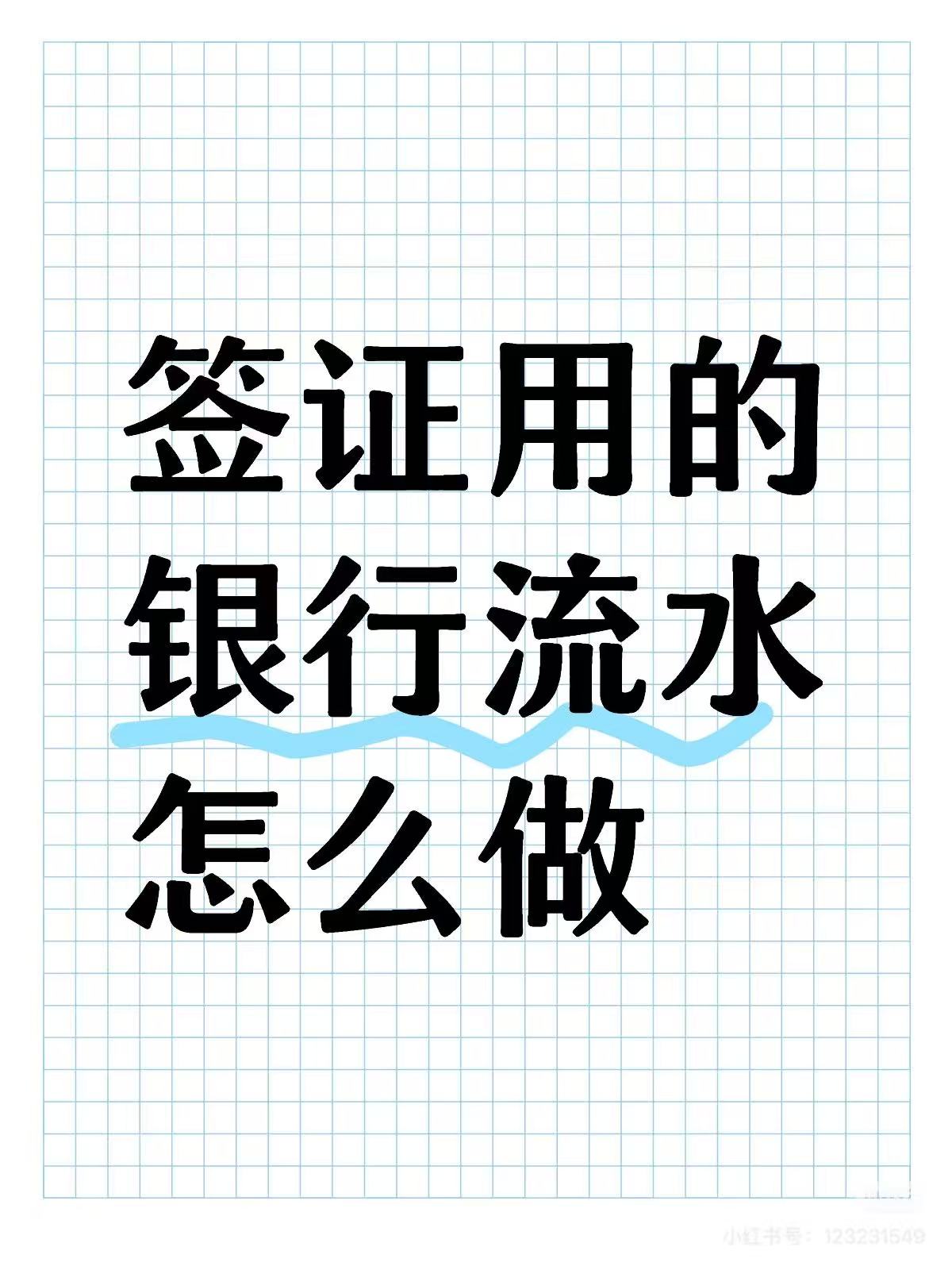 出国用的银行流水